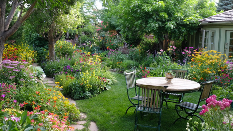 Giardino con Piante Perenni