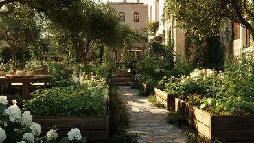 Giardino con Piante Aromatiche