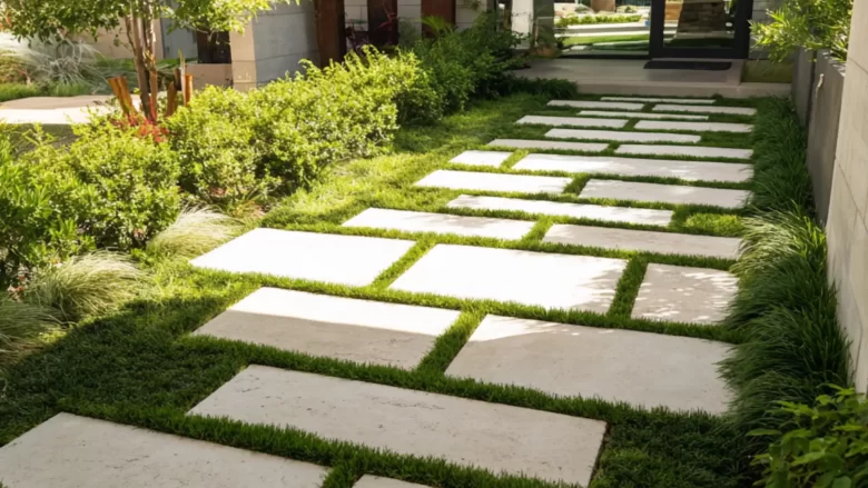 Giardino con Piastrelle