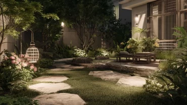 Giardino con Piante Perenni